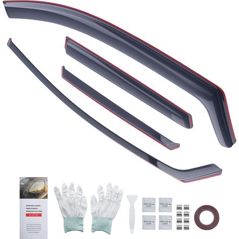 Side Window Deflectors for Toyota Auris 2012-2019 In-Channel Rain Guards 4PC (1/5)