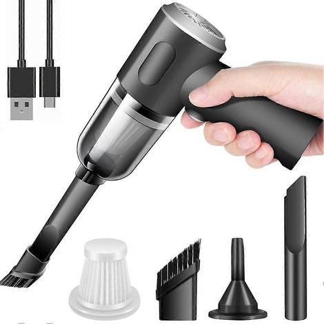 Sans fil à main aspirateur de voiture puissant rechargeable ménager mini aspirateur, aspirateur pour Desk (1/5)