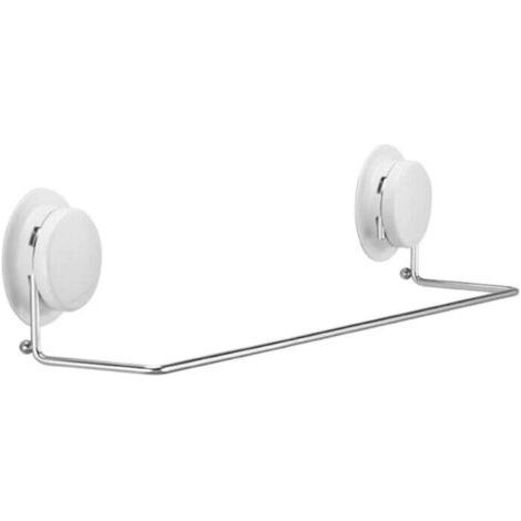 Porte-serviettes mural de 45,7 cm (18 pouces) - Système de ventouses - Installation sans perçage - Acier inoxydable - Pour salle de bain et cuisine-Muntra (1/4)
