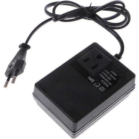 Transformateur 200 W AC 220 V vers 110 V pour voyage, adaptateur secteur européen (1/5)