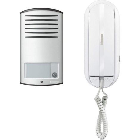 Bticino – Kit interphone audio-vidéo 2 fils Sprint L2 – Panneau de contrôle Linea 2000 – IP54 – Montage mural – Pour maison individuelle