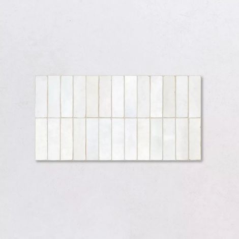 Carrelage Effet Zellige EASY 32x62.5 cm Long White Easy Gloss (1/2)