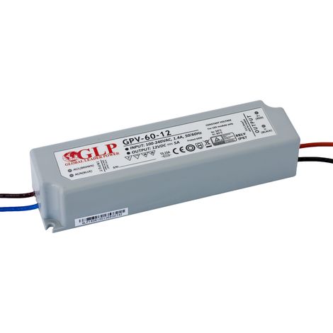 GPV-60-15: Alimentatore GLP serie GPV 15V/4A, CV, senza PFC, custodia in plastica IP67