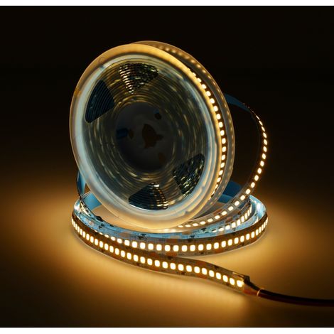 Tira led 24V 240 led/m 3000K 18W/m SMD2835 1800lum/m IP20 5 metros