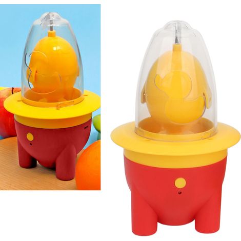 Mini-Elektro-Eierquirl in Rot für die Zubereitung goldener Eier (1/5)