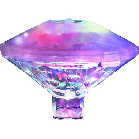Lumières LED flottantes pour piscine, 7 modes et couleurs différentes, fonctionne sur piles, idéales pour le bain et la piscine.-AquaForge