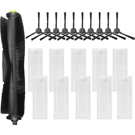 Pièces de rechange de rechange pour aspirateur robot Qihoo 360 S10 X100 Max Accessoires brosse principale côté (1/3)