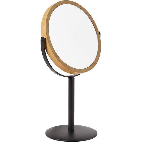 Cartel Miroir Pied Bois/Métal