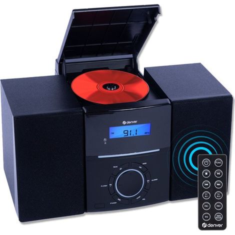 Micro Chaîne HiFi - DENVER - MCA240 - Radio FM - Lecteur CD - Réveil intégré (1/5)