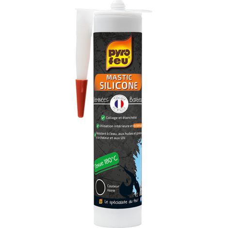 Mastic silicone cartouche 310 ml PYROFEU