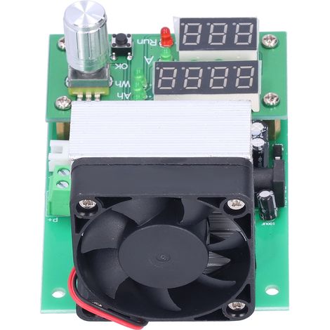 Elektronisches Lastprüfmodul mit LCD-Digitalanzeige und Lüfter für alternde Schaltschränke, 9,99 A, 30 V (1/5)