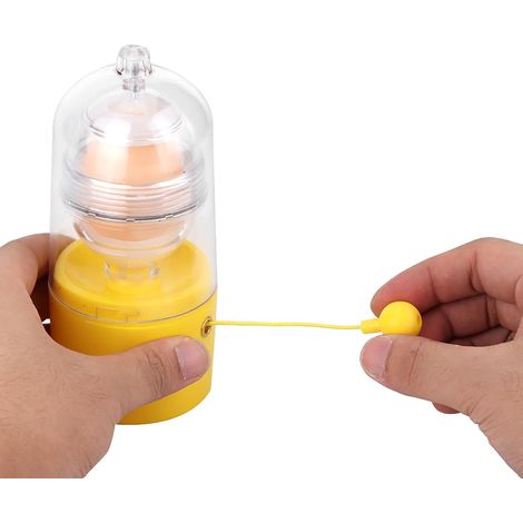 Mélangeur de jaune d'oeuf, Fabricant d'œufs dorés, mélangeur d'oeufs Shaker en silicone avec Traction Tirant des Corde, Cuisine Gadgets pour Mélanger Les Blancs Jaunes Efficace Cuisine Gadgets (1/5)