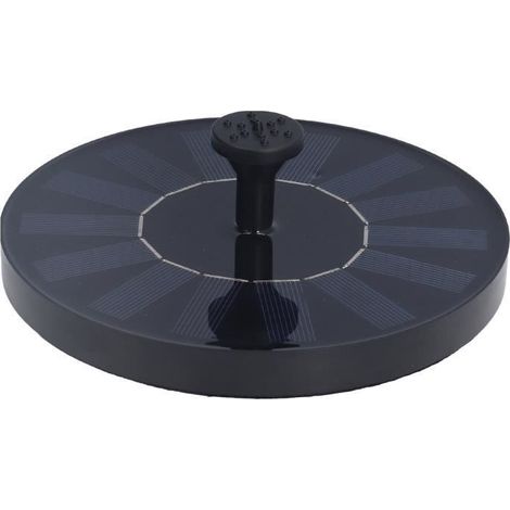 Zerone Fontaine de bassin solaire Fontaine solaire 7V 1.4W 200L/h flux haute efficacité de Conversion fontaine d\'eau solaire (1/4)