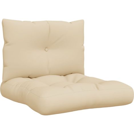 Maison Exclusive - Cojines para palets 2 unidades tela beige