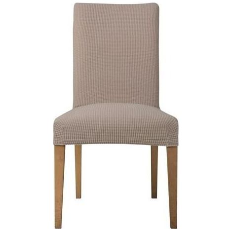 4 Pcs Housses de Chaise Couverture de Chaise de Salle à Manger Extensible Protection de Chaise (1/4)