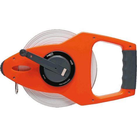 Metro a nastro NEO TOOLS 68-050 50 m, banda 13 mm arancione e nero (1/2)