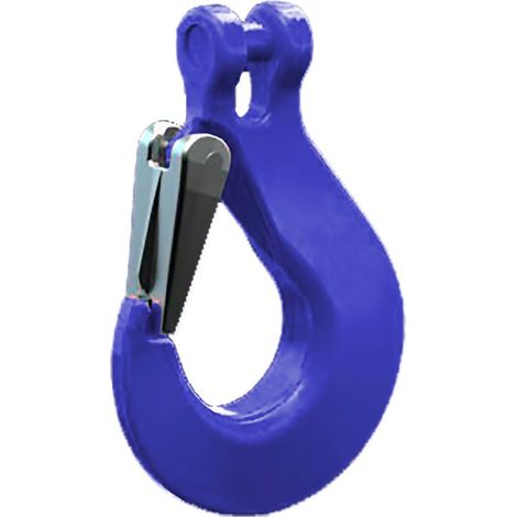 Crochet de charge Veriga avec fourche et sécurité qualité 10, à haute résistance 8 mm