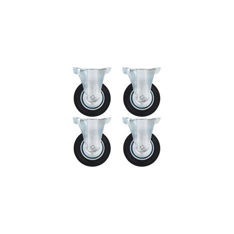 roulettes fixes, 100 mm - Crezuo (1/4)