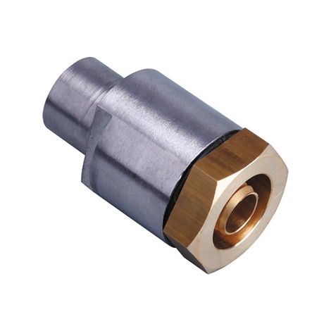 Raccord PE NF Gaz serrage mécanique Ø63 à souder sur tube acier Ø60,3 - 5 bar - Gurtner