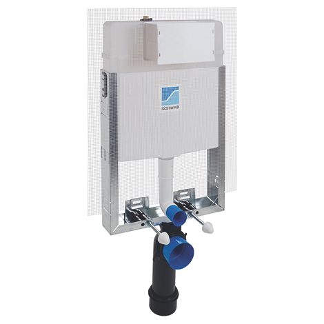 Modulo per wc sospeso set wc 199  3-6 ltFLUID