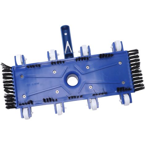 Tête d'aspirateur de piscine de 35,5 cm avec roues et brosses, accessoires de nettoyage de piscine (1/5)