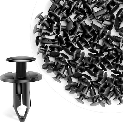 40 piezas de remaches de sujeción de parachoques de nailon de 8 mm para GM 21030249 Ford N807389S y Chrysler 6503598 Kit de tornillos de expansión de ensamblaje automotriz (1/5)