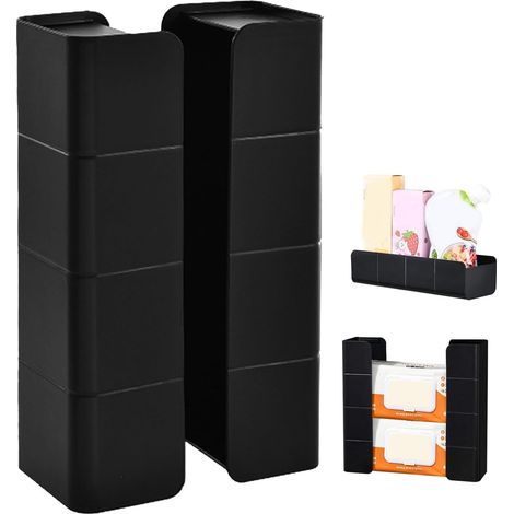 Dispensador magnético para guantes y toallas de papel – montaje en pared para baño, oficina, cocina, restaurante