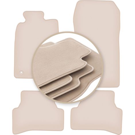 Tapis beiges PREMIUM pour : Mercedes CLK W208 coupé 1997-2003 (1/5)