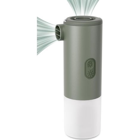Pompe Électrique à Air avec Lampe de Camping, Pompes de Camping Rechargeables pour Dégonfler, Pompes pour Lits Gonflables pour Flottants de Piscine, Pompe Portable pour Voyages en Plein Air (1/5)