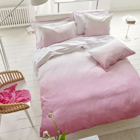 Housse de Couette, SHOSHI, 200 x 200 cm, Rose Fuchsia (1/4)