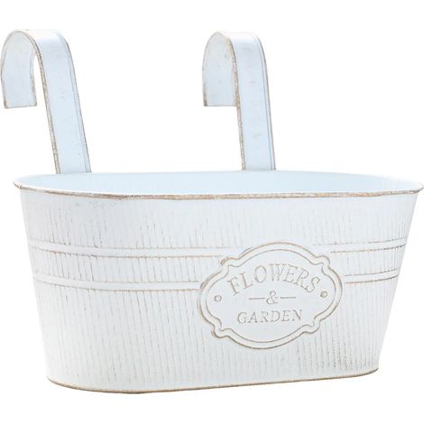 Pot de fleurs suspendu avec rambarde pour balcon pot de fleurs suspendu pour jardin (1/5)