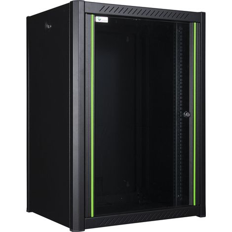LOGON RWP16U45BL Rack-Schrank 16U Rack of Wand Schwarz