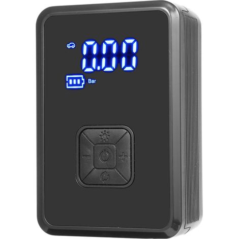 Inflador de neumáticos portátil inalámbrico de 150 PSI, bomba compresora de aire con inflado rápido y luz LED, para coches, bicicletas, balones y objetos inflables.