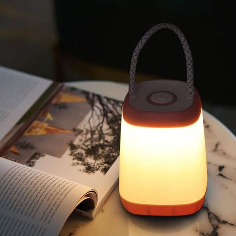 LED-Nachtlicht für Kinder, wiederaufladbare Nachttischlampe, 16 Helligkeitsstufen, Nachtlicht als Einschlafhilfe für Schlafzimmer, Kinderzimmer und Babyzimmer - Crezuo