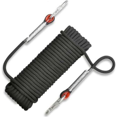 Corde de sécurité Ulisem 10 m/20 m/30 m, résistante aux déchirures, pour l'alpinisme et la randonnée, diamètre 10 mm.