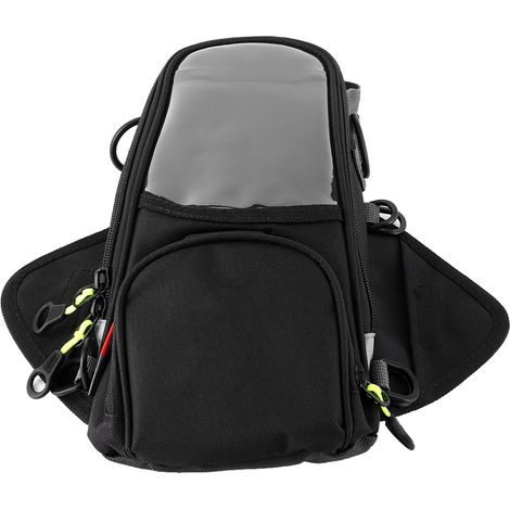 Sacoche réservoir moto magnétique avec poche GPS/téléphone, étanche, bagagerie motocyclette, 2 pièces (1/5)