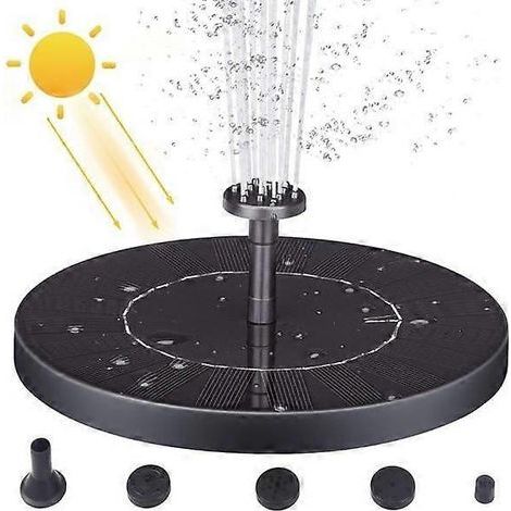Fontaine solaire / Pompe à eau / Pompe noire (1/5)