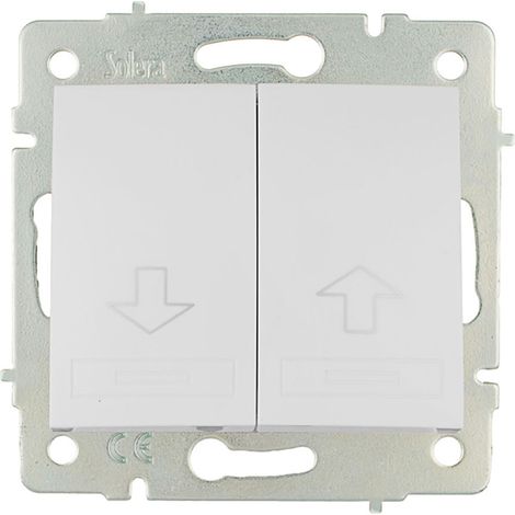 PULSADOR DE PERSIANA 10AX 250V S.EUROPA SOLERA ERP20QC (1/2)