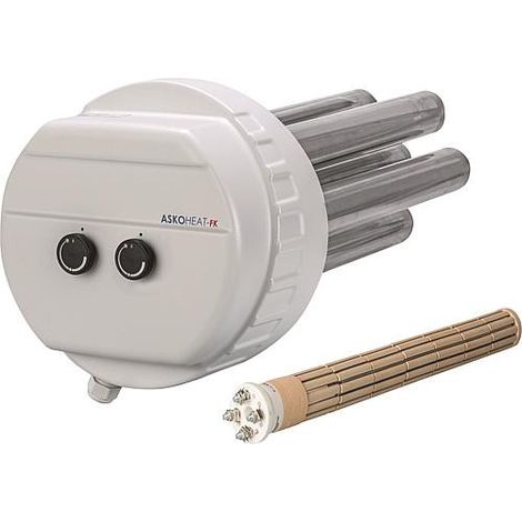 Radiateur a bride inox type AHFR-K-A, céramique 10/8, 3/6, 7/5/3,3/1,7JW