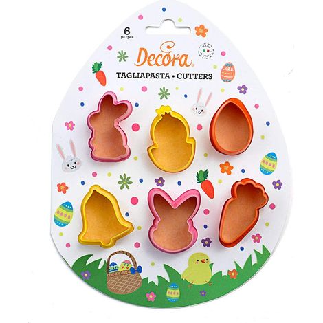 Tagliabiscotti di Pasqua 6 pezzi Decora (1/5)