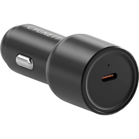 Chargeur Voiture Allume-Cigare CYGNETT USB-C 65W Power Delivery Noir (1/4)