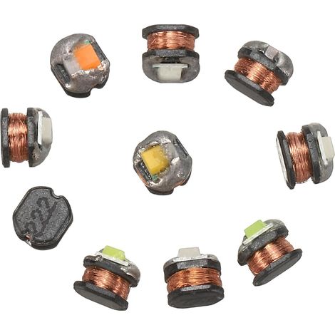 10 PCS LED Sans Fil À Induction, LED Multicolores Lampe À Induction Pour Art Décoration Figurines Action DIY Artisanal, 3x2.8x3.2mm (1/5)