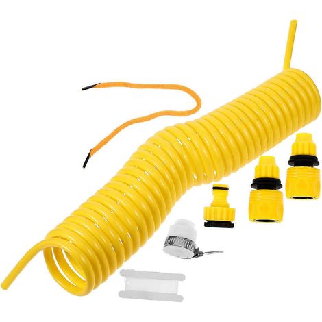 Tuyau extensible pour lavage de voiture et d'arrosage avec adaptateur (lot de 2) pour le nettoyage de la maison (1/5)