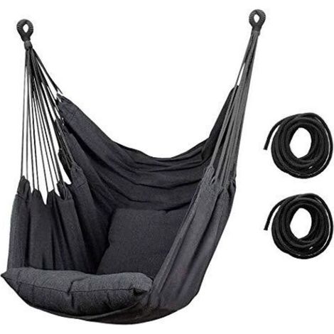 Hamac d'extérieur Premium – Hamac léger pour la plage, le jardin et le balcon – Idéal comme accessoire de camping et hamac pour les vacances, la sieste et les loisirs (sans oreiller, (1/5)