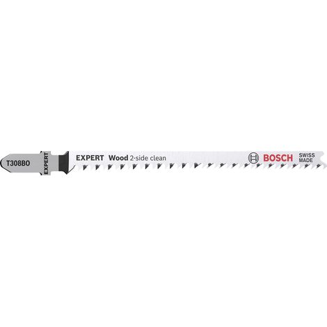 Lame de scie sauteuse Expert T 308 BO Pack a 5 Unités Bosch