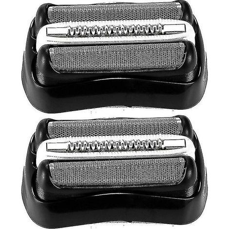 CREA Pièce de rasoir 32b pour Braun série 3, feuille et coupe de remplacement, 2 pièces