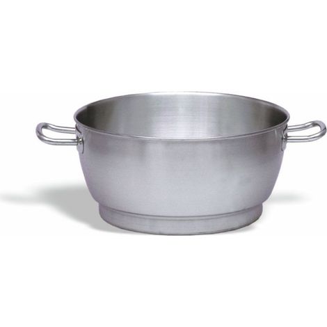 Dessus Perforé de Couscoussier Inox - Forme Conique - 40 L - Pujadas