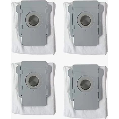 Lot de 4 Sacs de Rechange pour ordures pour iRobot Roomba i7 Plus i7+ (7550) i3+ (3550) i4+(4552) i6+ (6550) i8+ (8550) s9+ (9550) I & S Series Aspirateur, Clean Base Automatique Sacs (1/5)
