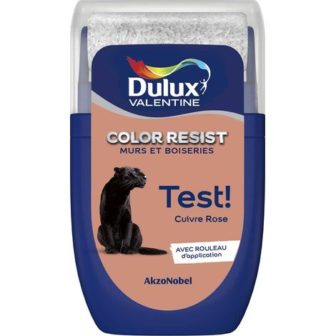 Testeur couleur Cuivre Rose 30 mL - Peinture Color Resist - Dulux Valentine