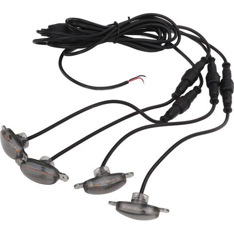 1V4 Amber LED-Tagfahrlicht, Frontstoßstangengrill, Nebelscheinwerfer, getönte Optik im Raptor-Stil (1/5)